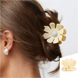 Lele Sadoughi Acetate Floral Claw Clip